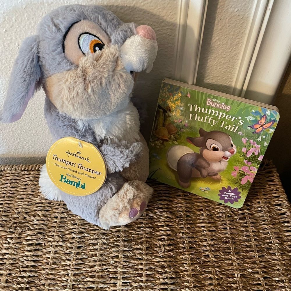 Hallmark Thumper Plush Thumper Book